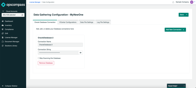 Add Oracle Database Connections