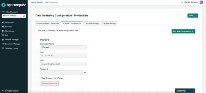 Add VCenter Connections