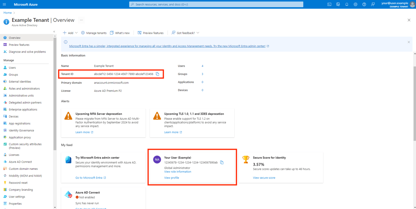 How do I connect an Azure subscription for the first time?